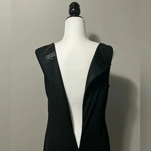 David Meister Vintage Sleeveless  Asymmetrical Midi Length Cocktail Dress - Picture 8 of 13
